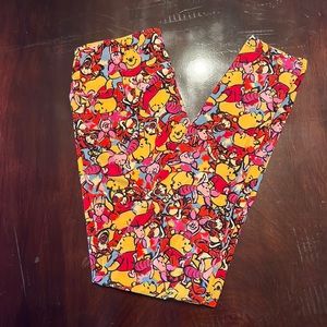 Lularoe Disney Winnie the Pooh Leggings - Multicolored - NWOT - One Size